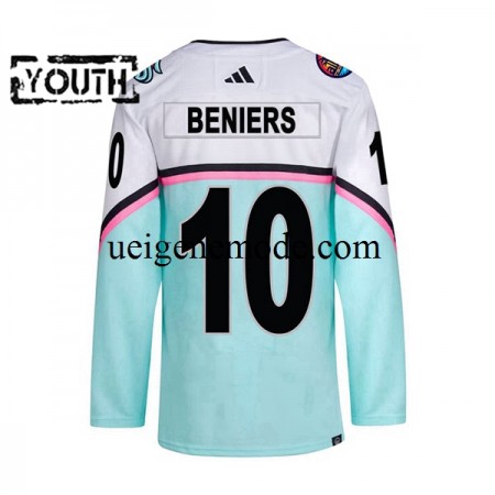 Kinder Seattle Kraken Eishockey Trikot MATTY BENIERS 10 2023 All-Star Adidas Weiß Authentic